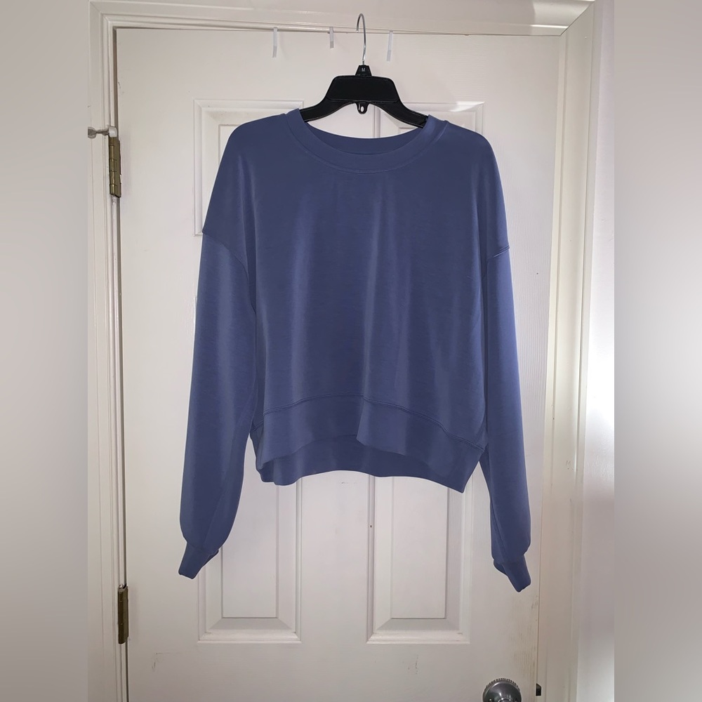 Lululemon soft stream perfectly oversized cropped crew